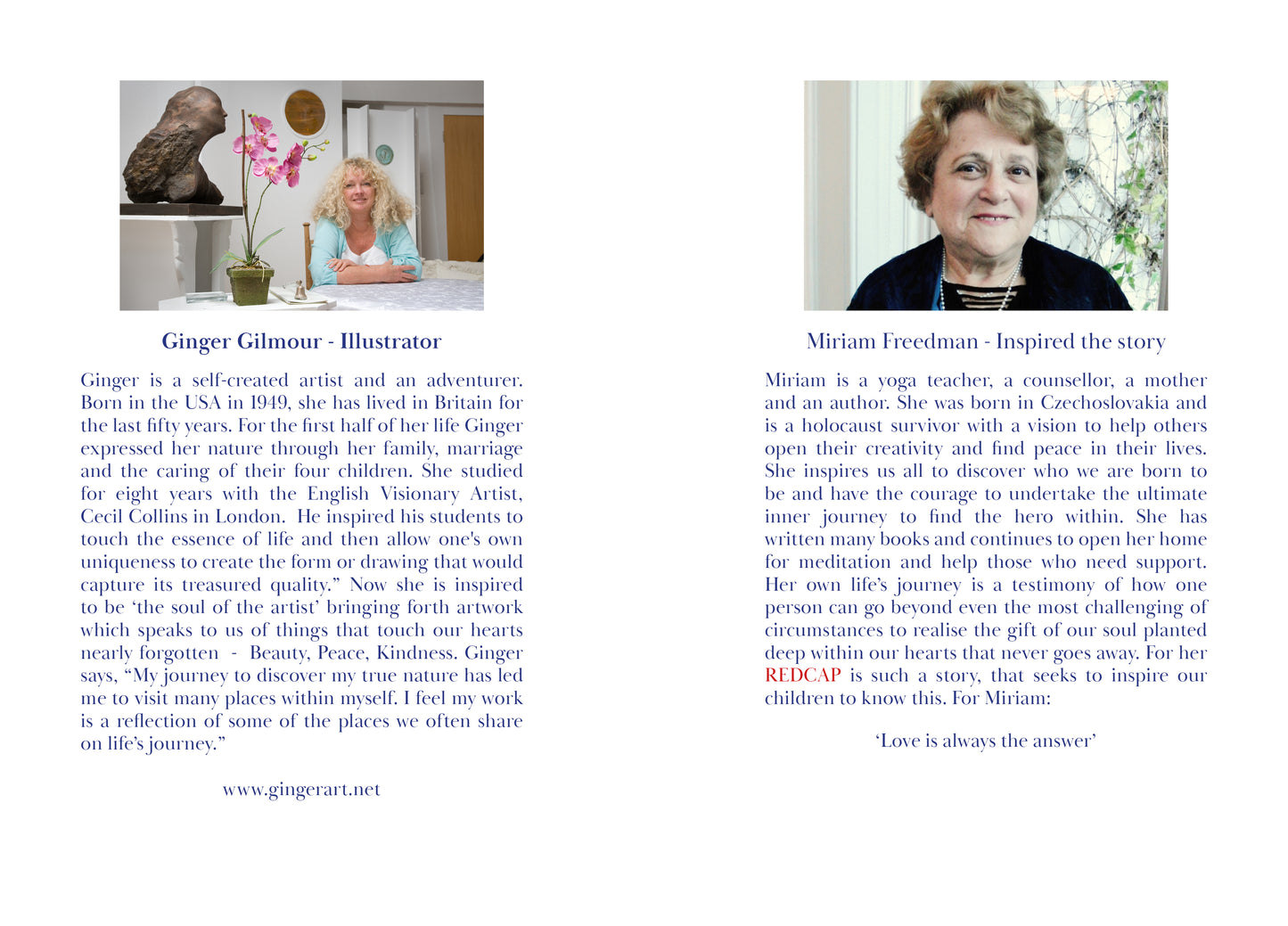 REDCAP | Written by June Mari Louise Lipka, illustrated by Ginger Gilmour
