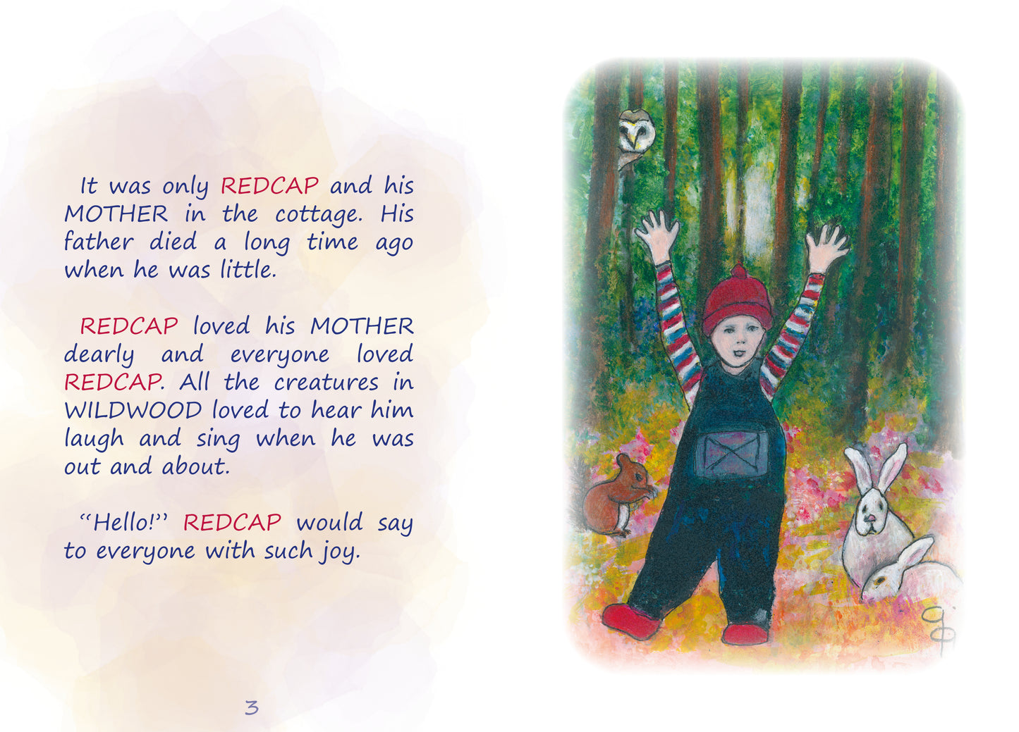 REDCAP | Written by June Mari Louise Lipka, illustrated by Ginger Gilmour